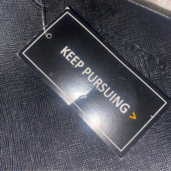 Keep Pursuing Elle Women's Handbag Black Twin Handle Shoulder Crossbody Bag NWT - Picture 3 of 6